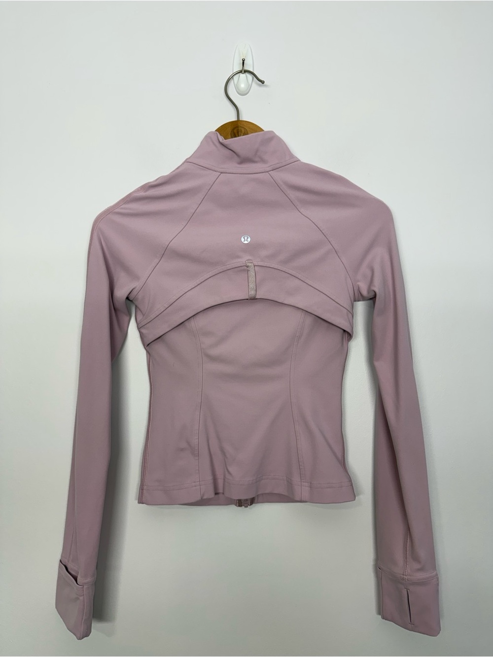 112: Lululemon Cropped Define Jacket *Nulu Pink Peony? Size 2 - Picture 3 of 6